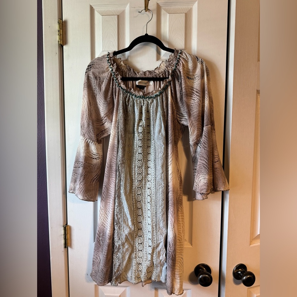 Bohemian Bell Sleeve Dress